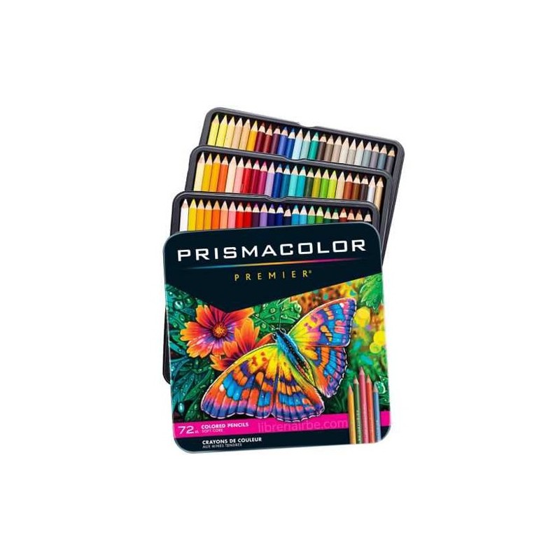  Fine art shop - Prismacolor Premier metal box 72 colored pencils | totenart.com
