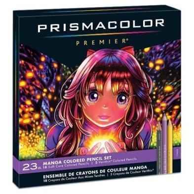  Fine art shop - Prismacolor Premier box of 23 Manga colored pencils  | totenart.com