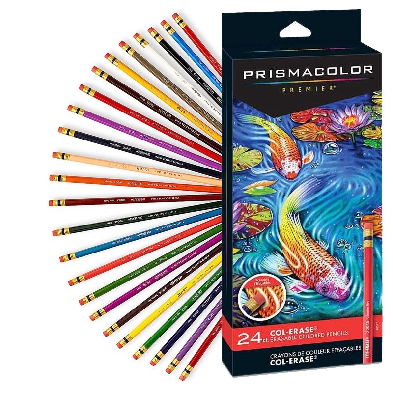  Fine art shop - Prismacolor Col-Erase box 24 colored pencils | totenart.com