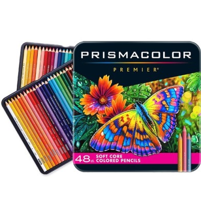  Fine art shop - Prismacolor Premier metal box 48 colored pencils | totenart.com