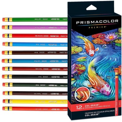  Fine art shop - Prismacolor Col-Erase box 12 colored pencils | totenart.com