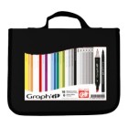 Fine art shop - Case with 18 markers + 6 fineliners  | totenart.com