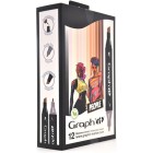 Fine art shop - Case 12 Double Tip Markers, People, Graph\'it | totenart.com