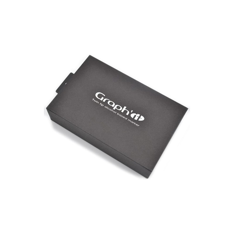 Fine art shop - Case 12 Double Tip Markers, classic colours, Graph\'it | totenart.com