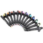 Fine art shop - Case 12 Double Tip Markers, classic colours, Graph\'it | totenart.com