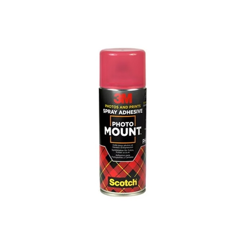 Material Bellas Artes - Manualidades - Spray Adhesivo 3M PHOTO MOUNT, Permanente, 400 ml. | totenart.com