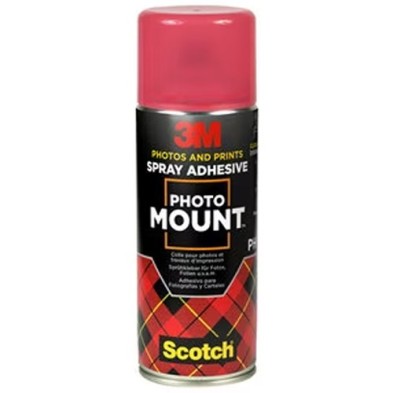 Material Bellas Artes - Manualidades - Spray Adhesivo 3M PHOTO MOUNT, Permanente, 400 ml. | totenart.com