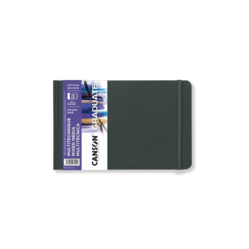  Fine art shop - Canson Graduate Mix Media Pad (Horizontal), 36s., 200 gr., 14x21,6 cm | totenart.com