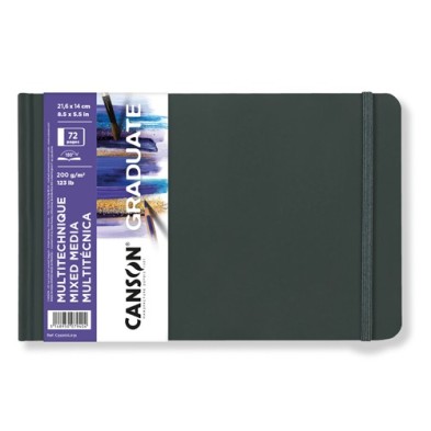  Fine art shop - Canson Graduate Mix Media Pad (Horizontal), 36s., 200 gr., 14x21,6 cm | totenart.com