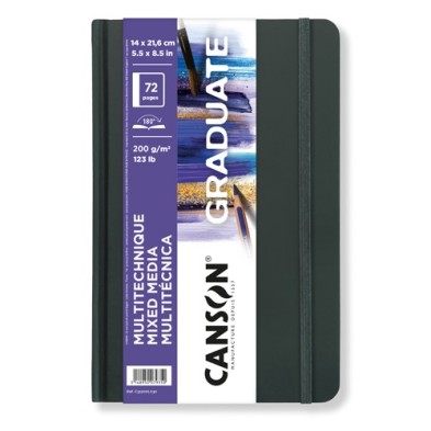  Fine art shop - Canson Graduate Mix Media Pad (Vertical), 36s., 200 gr., 14x21,6 cm | totenart.com
