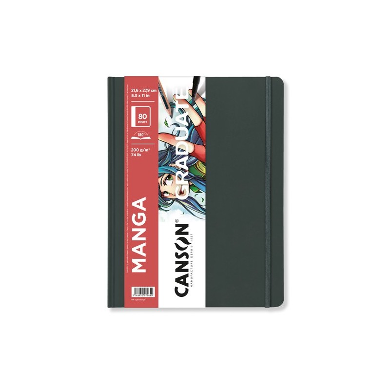  Fine art shop - Canson Graduate Manga Pad, 80s., 200 gr., 21,6x27,9 cm | totenart.com