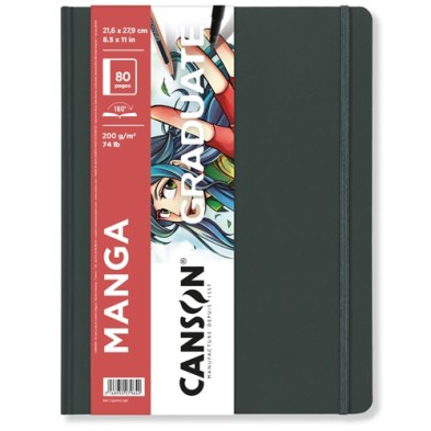 Fine art shop - Canson Graduate Manga Pad, 80s., 200 gr., 21,6x27,9 cm | totenart.com