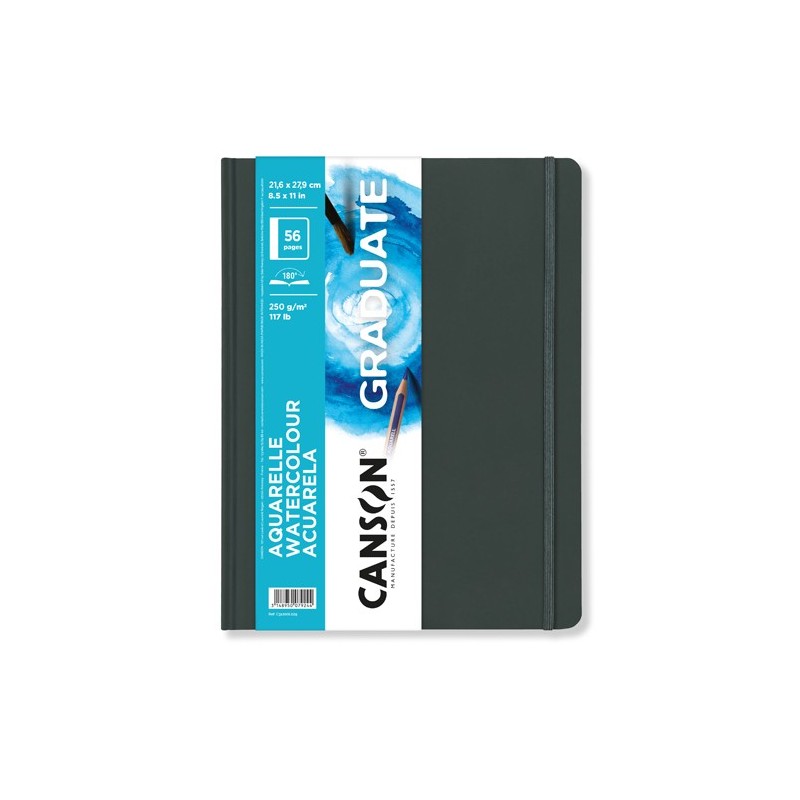  Fine art shop - Canson Graduate Watercolour Pad, 28s., 250 gr., 21,6x27,9 cm | totenart.com