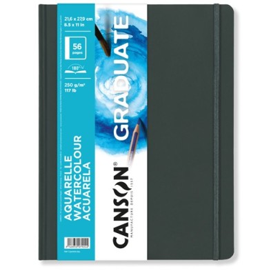  Fine art shop - Canson Graduate Watercolour Pad, 28s., 250 gr., 21,6x27,9 cm | totenart.com