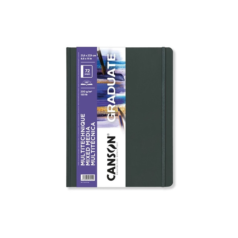  Fine art shop - Canson Graduate Mix Media Pad, 36s., 200 gr., 21,6x27,9 cm | totenart.com