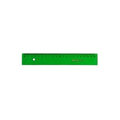 Fine art shop - Plastic ruler 20 cm Feber Castell | totenart.com