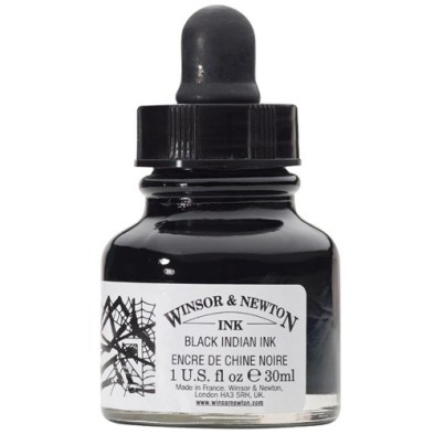 Drawing Ink (chinese) Black, Winsor & Newton, 30 ml.