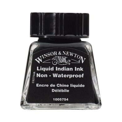 Drawing Ink (chinese) Black, Winsor & Newton, 30 ml.