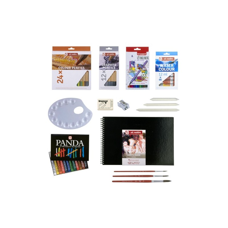 Fine art shop - Maxi Creative Art Set 158 pieces, Art Creation | totenart.com