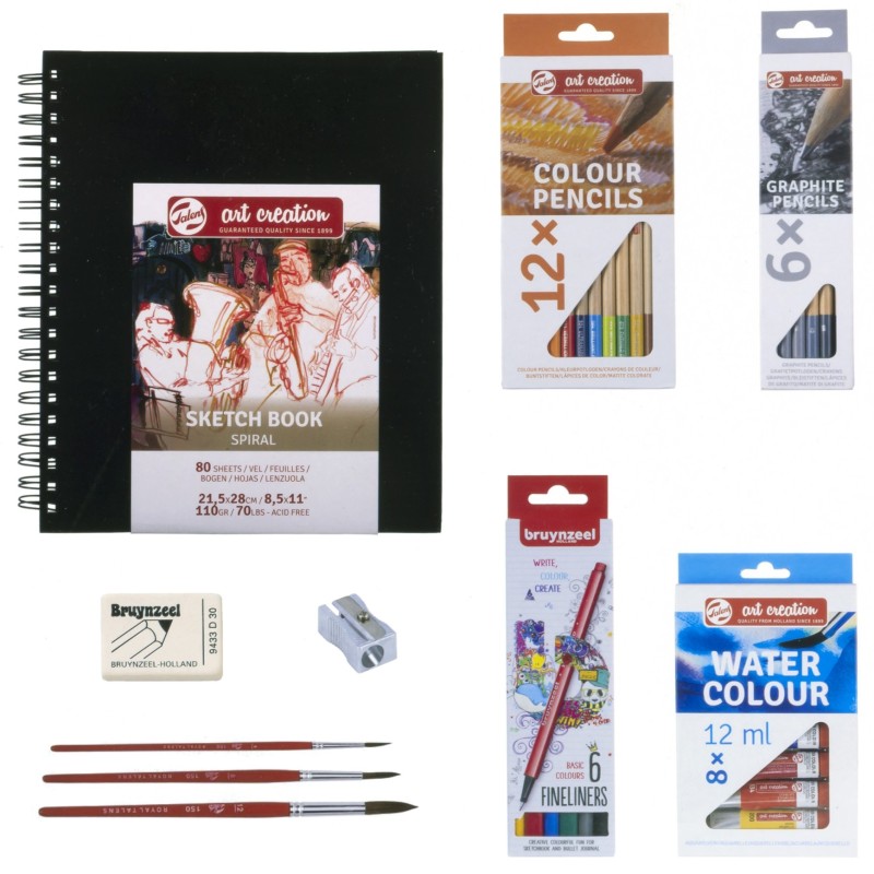 Fine art shop - Basic Creative Art Set 118 pieces, Art Creation | totenart.com