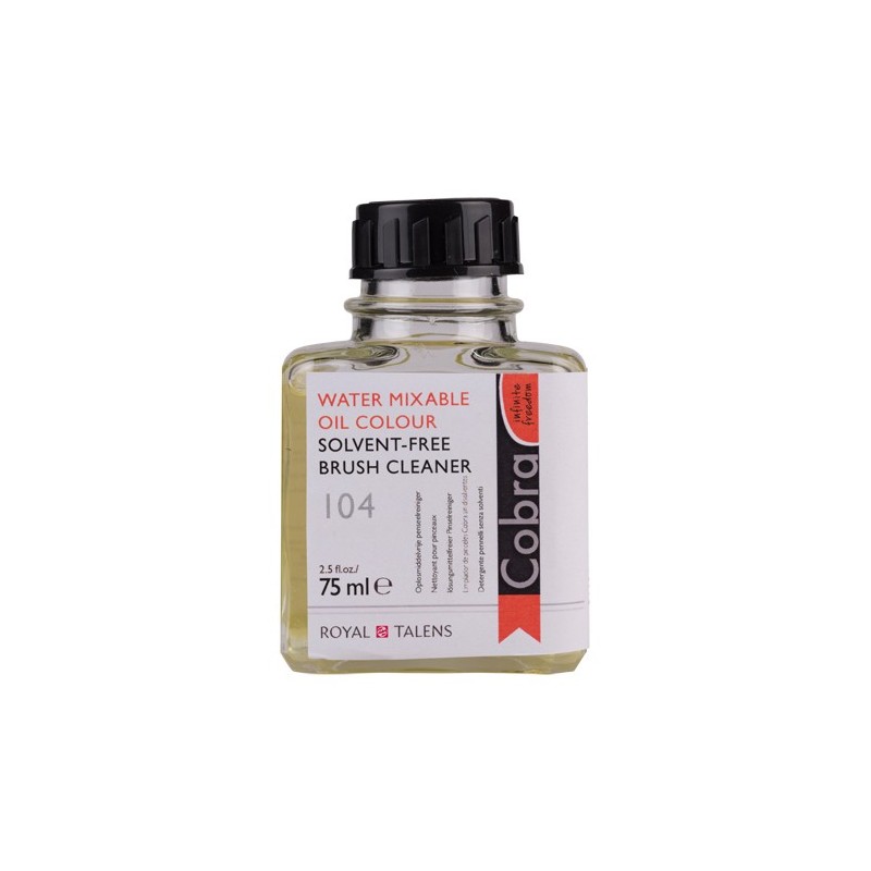 Fine art shop - Cobra Solvent-free Brush Cleaner for water-based oil paint, 75 ml. | totenart.com
