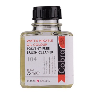 Fine art shop - Cobra Solvent-free Brush Cleaner for water-based oil paint, 75 ml. | totenart.com