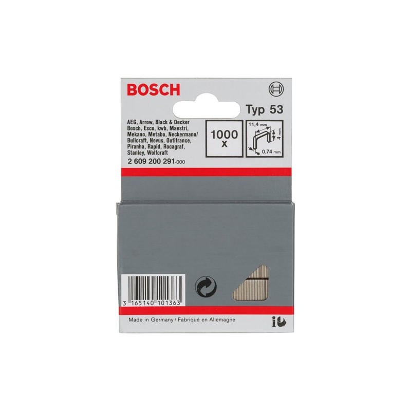 Fine art shop - Stapler typ 53 Bosch, box 1000 uds. | totenart.com