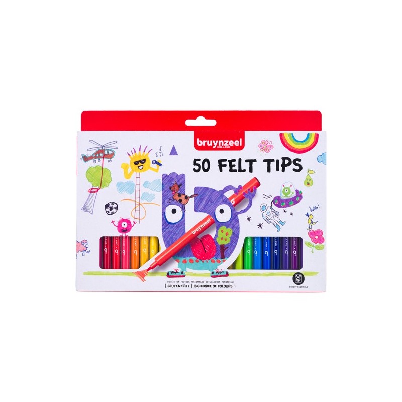 Fine art shop - Marker Case Bruynzeel, 50 colors | totenart.com