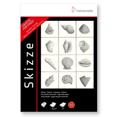  Fine art shop - SET 2 Sketch Block Hahnemühle, 96gr,A4, 100 sheets | totenart.com