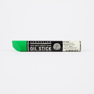 Fine art shop - Oil stick Sennelier 38 ml. Fluorescent Green S3 | totenart.com