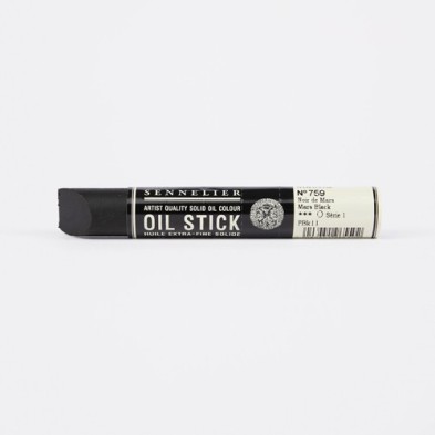 Fine art shop - Oil stick Sennelier 38 ml. Black Mars S1 | totenart.com