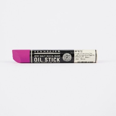 Fine art shop - Oil stick Sennelier 38 ml. Light Crinacridone Red S1 | totenart.com