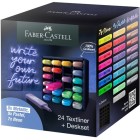 Fine art shop - Set of 24 Textliner + Deskset Faber-Castell | totenart.com