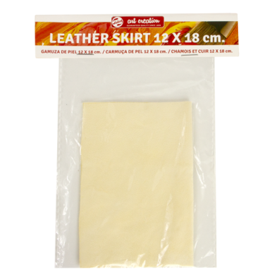 Fine art shop - Chamois Natural Leather 13x18 cm | totenart.com