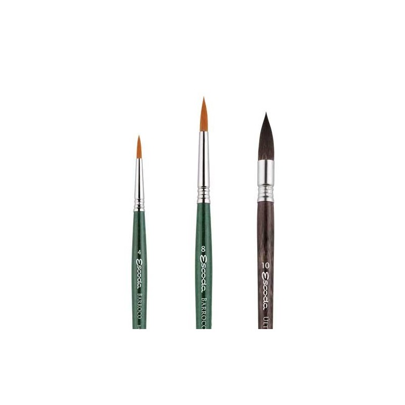 Fine art shop - Artist Set Conrad Roset 3 watercolor brushes Escoda  | totenart.com
