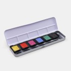 Fine art shop - Finetec Premium watercolor box 6 pearlescent colors \"Hight Chroma\" | totenart.com