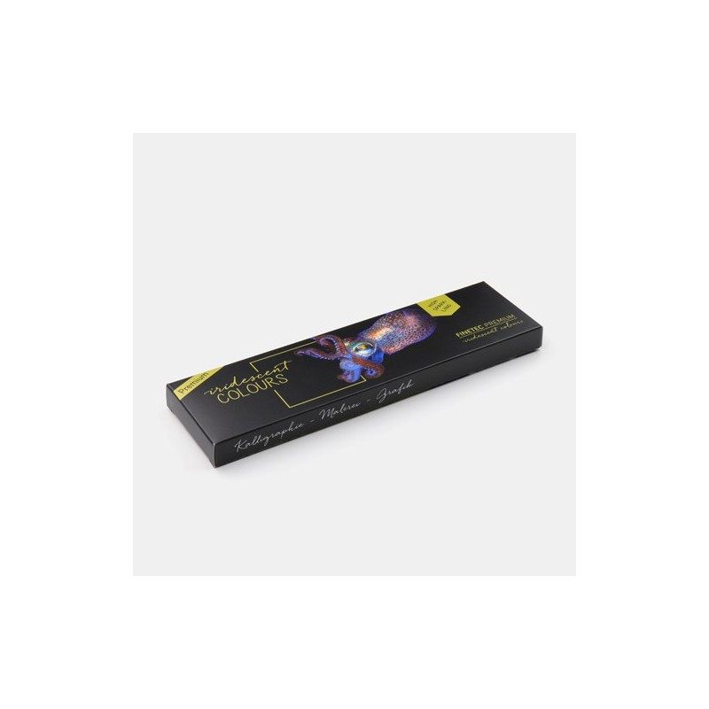 Fine art shop - Finetec Premium watercolor box 6 iridescent colors \"Hight Sparkling\" | totenart.com