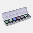 Fine art shop - Finetec Classic watercolor box 6 pearlescent colors \"Cool\" | totenart.com