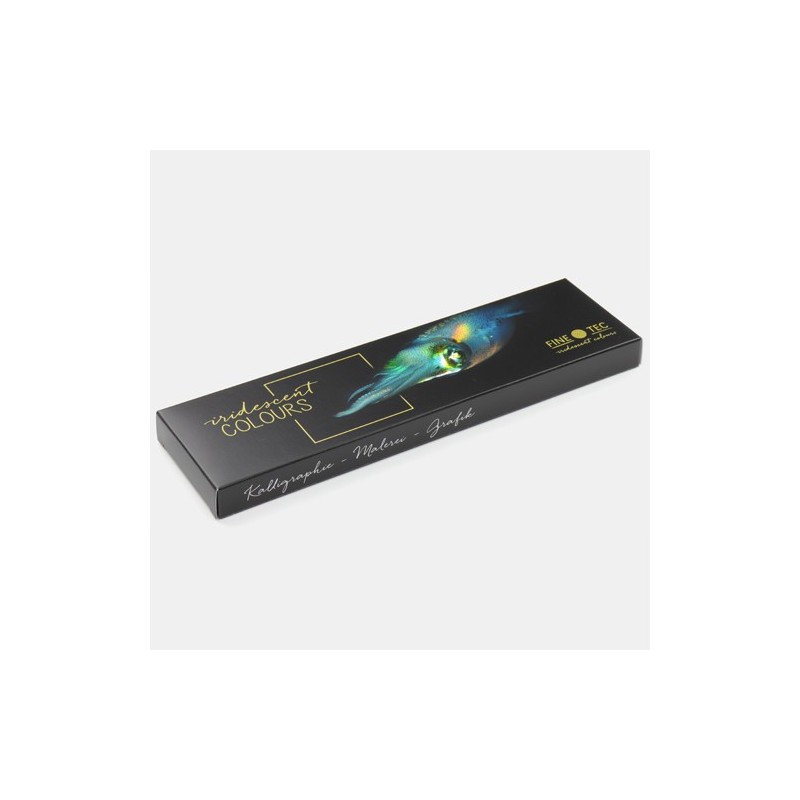 Fine art shop - Finetec Classic watercolor box 6 iridescent colors \"Pixie Dust\" | totenart.com