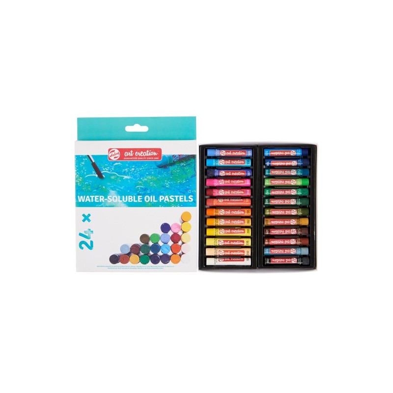 Fine art shop - Box of water-soluble oil pastels 24 colors Art Creation | totenart.com