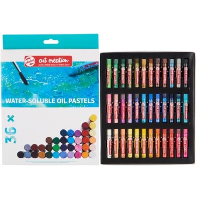 Fine art shop - Box of water-soluble oil pastels 36 colors Art Creation | totenart.com