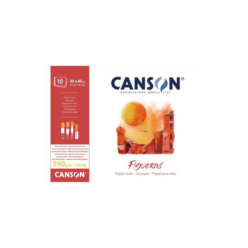  Fine art shop - Figueras oil and acrylic pad 10h 290gr 30x40cm | totenart.com