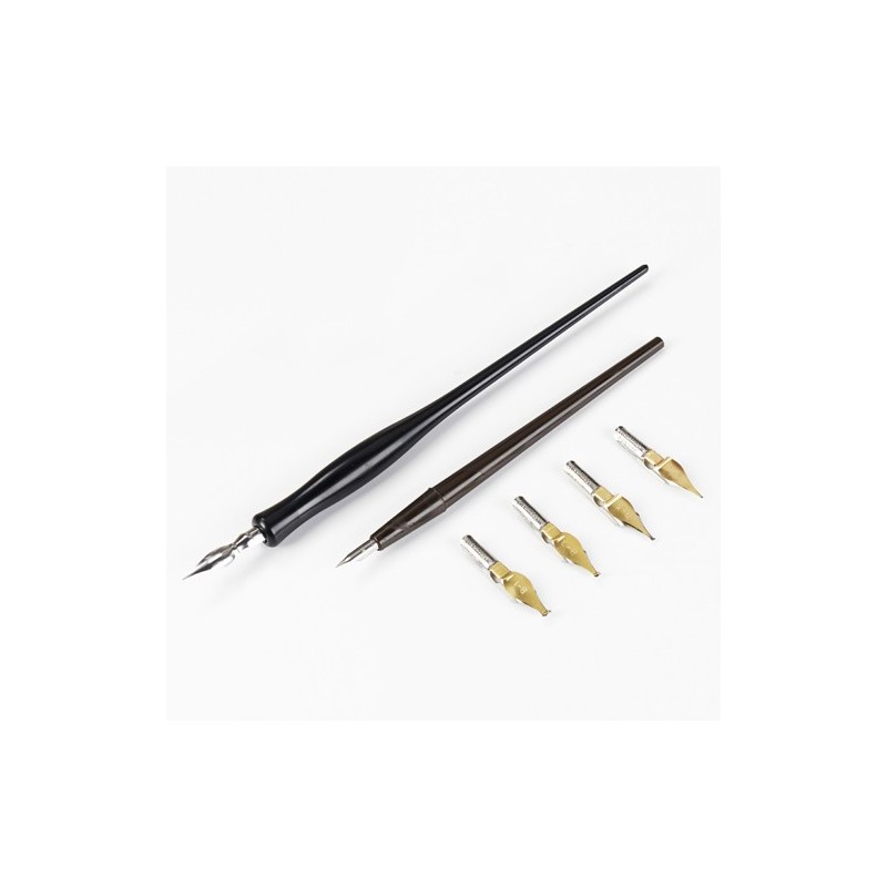 Kit 6 nibs and 2 handles Speedball
