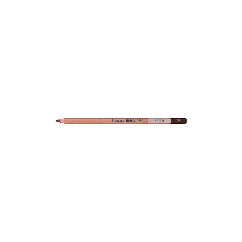  Fine art shop - Soft Pastel Pencil Bruynzeel Dark Brown 08 | totenart.com