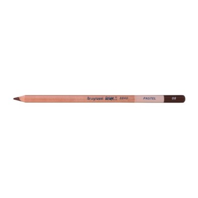  Fine art shop - Soft Pastel Pencil Bruynzeel Dark Brown 08 | totenart.com