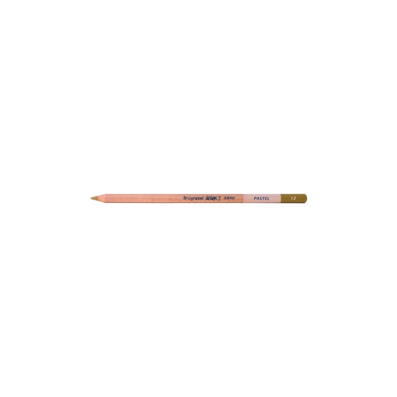  Fine art shop - Soft Pastel Pencil Bruynzeel Olive Ochre 12 | totenart.com