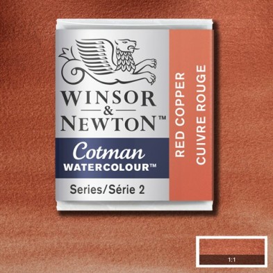 Fine art shop - Watercolour W&N, 1/2 godet, Red Copper | totenart.com