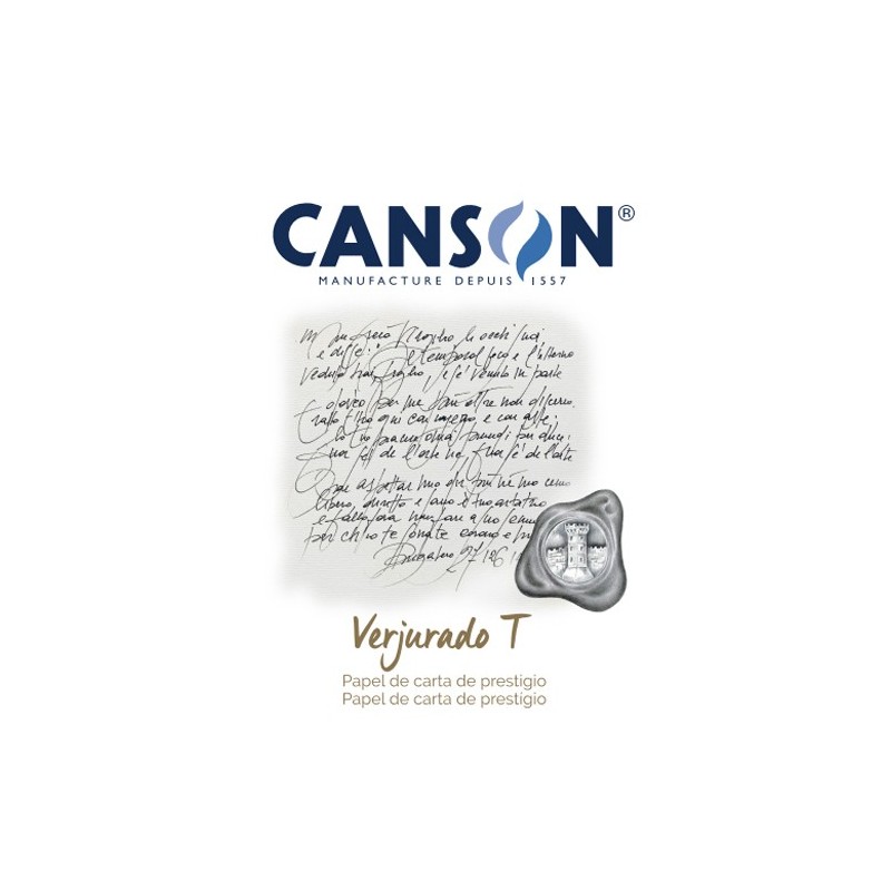 Fine art shop - Canson Verjurado T Paper, 90 g, 21x29.7 cm (A4), White | totenart.com