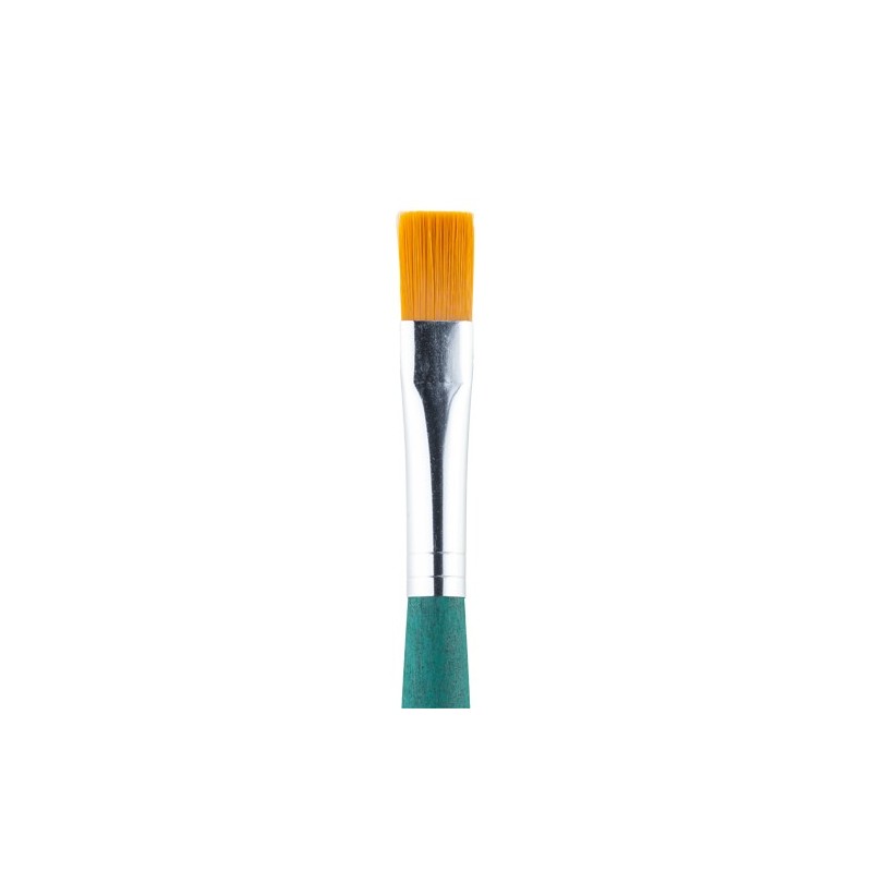 Fine art shop - Flat synthetic hair brush Squirrel, Long handle, S. 940, N. 10 | totenart.com