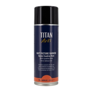 Fine art shop - Matt varnish SPRAY Titan for paintings, 400 ml. | totenart.com